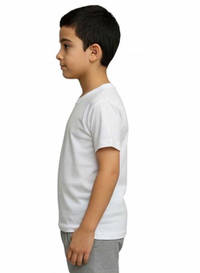 سيزار فانلة داخلي أبيض أولادي نصف كم - Image 3